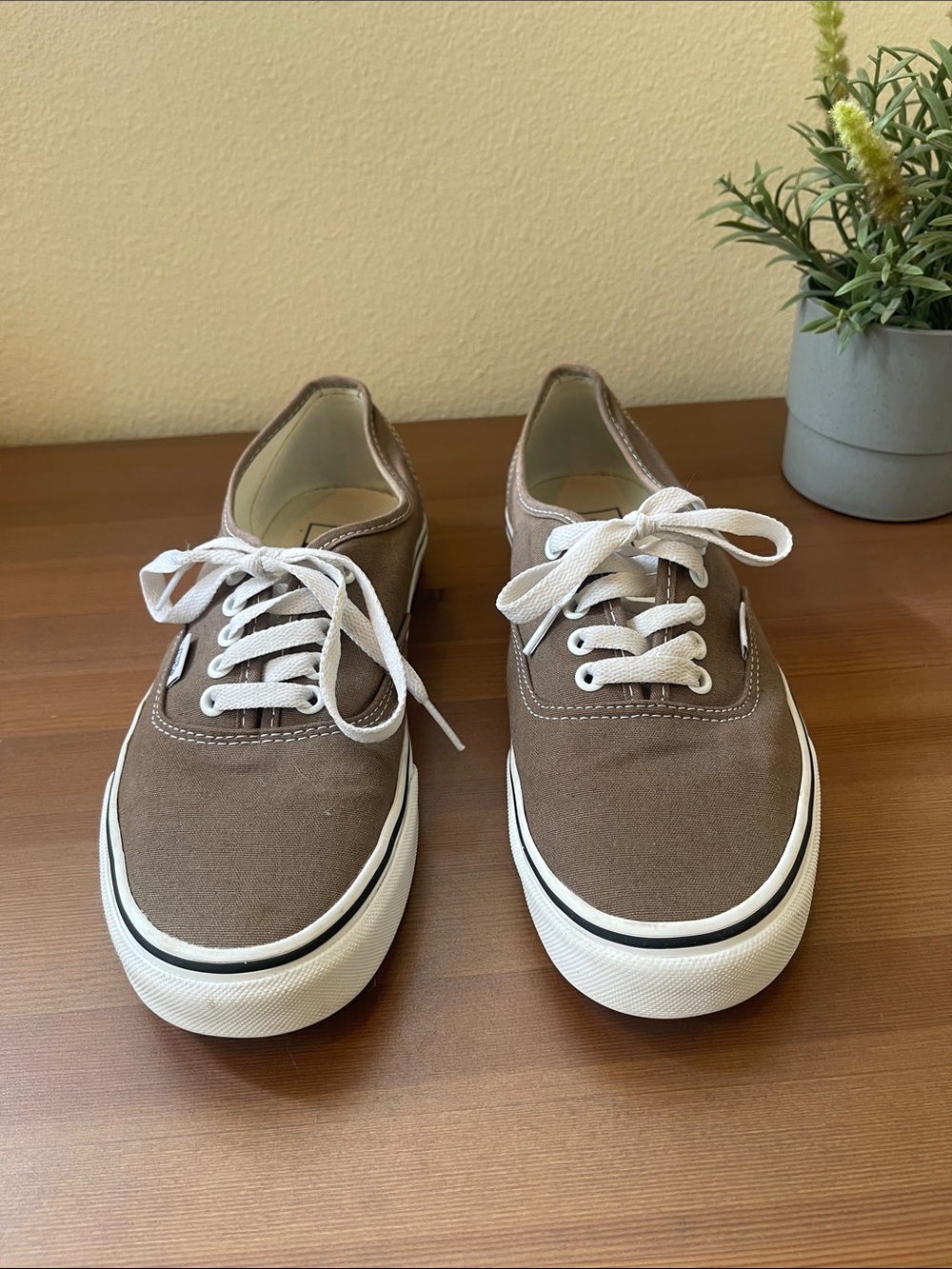 Vans Color Theory Authentic Sneakers Skate Shoes Walnut Size 9 Men 10.5 Women